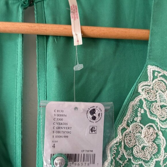 Free people Cooper Midi Dress In Verdis Green NWT Size 4 - Picture 8 of 10